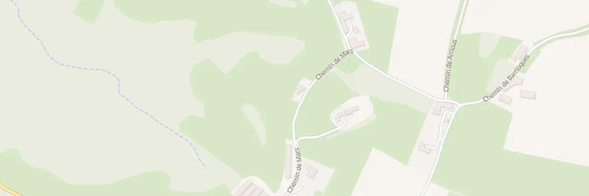 Plan du 13 Che de Mars à Puydarrieux