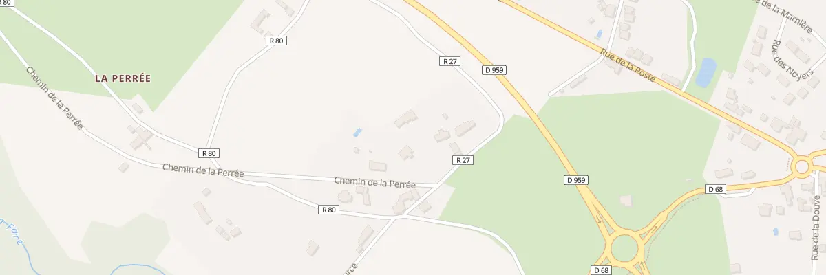 Plan du 67 Rte de la Conté à Souvigné