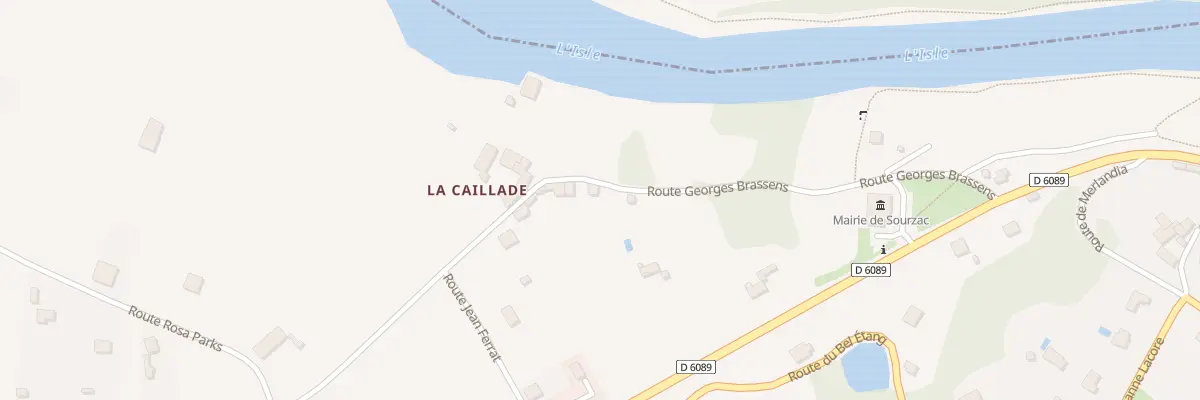 Plan du 12 La Caillade à Sourzac