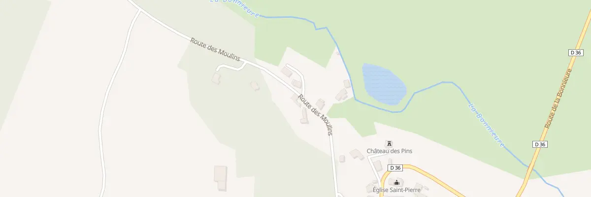 Plan du 3 Rte des Moulins aux Pins