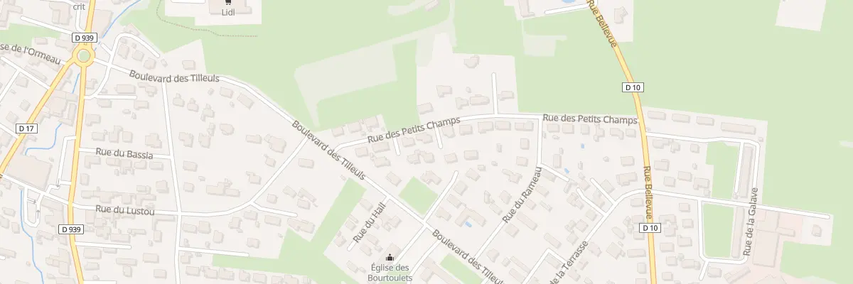 Plan du 104 Rue des Petits Champs à Lannemezan