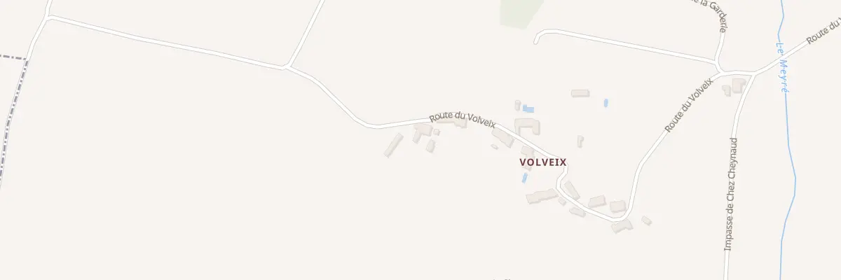 Plan du 1085 Volveix à Celles