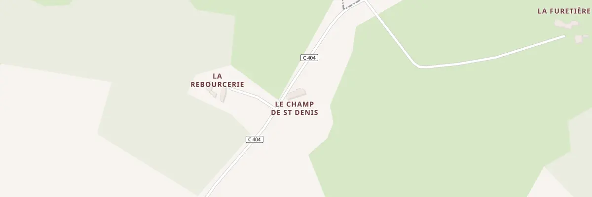 Plan du 5025 Le Champ de Saint Denis à Briosne-lès-Sables