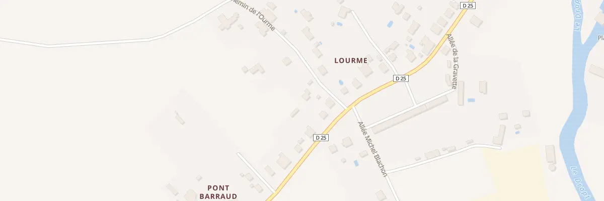 Plan du 38 Rte de la Sauvetat du Dropt à Eymet