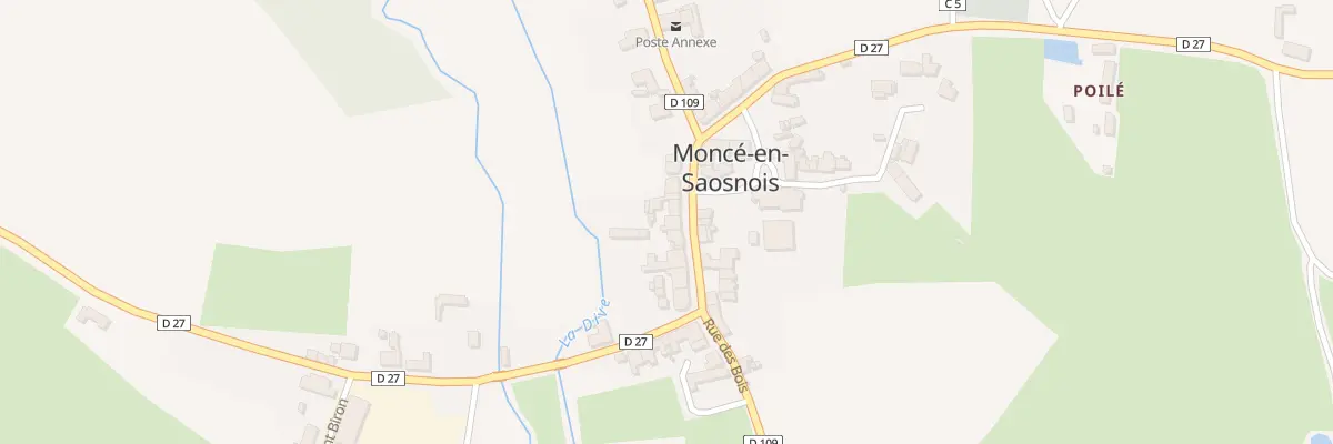 Plan du 9 Rue Principale à Moncé-en-Saosnois