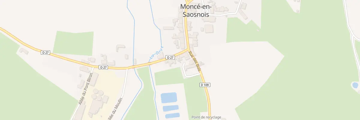 Plan du 3 Rue des Lavandieres à Moncé-en-Saosnois