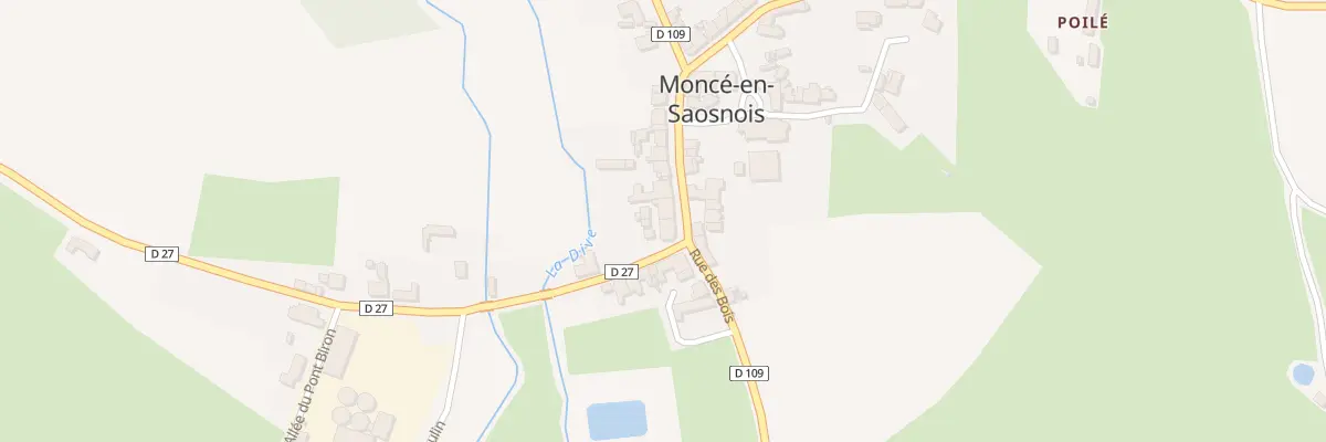 Plan du 3 Rue Principale à Moncé-en-Saosnois