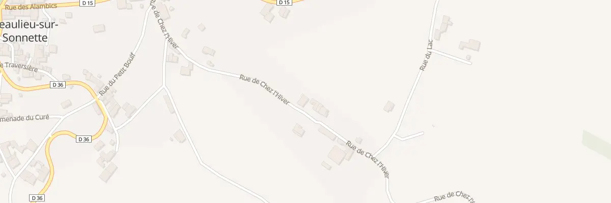 Plan du 5266 Chez l’Hiver à Beaulieu-sur-Sonnette