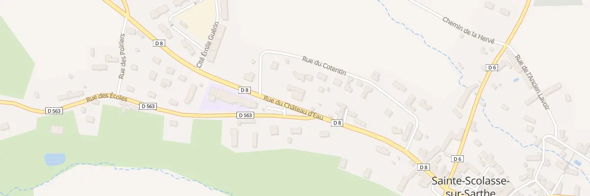 Plan du 22 Rue du Chateau d’Eau à Sainte-Scolasse-sur-Sarthe
