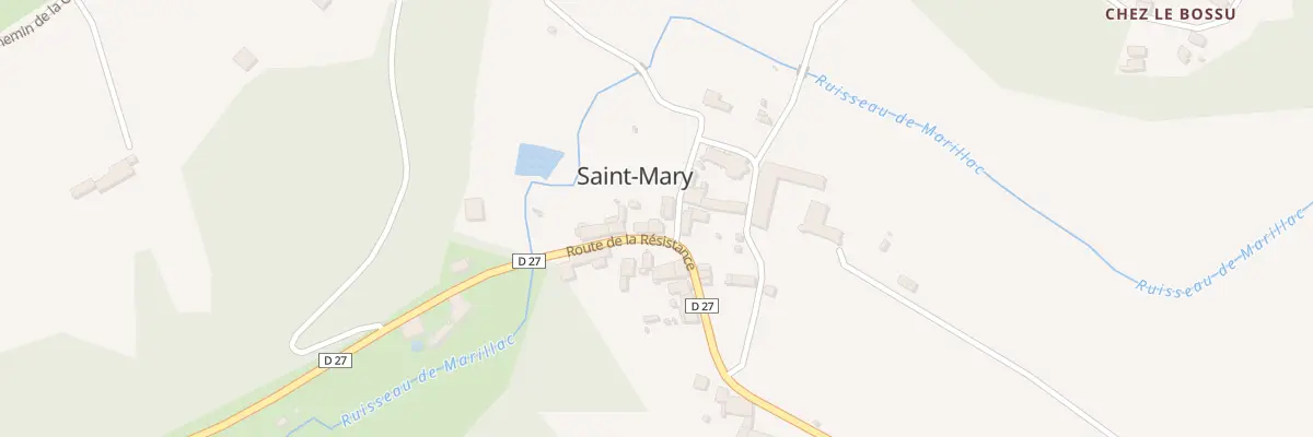 Plan du 6 Rte de la Resistance à Saint-Mary