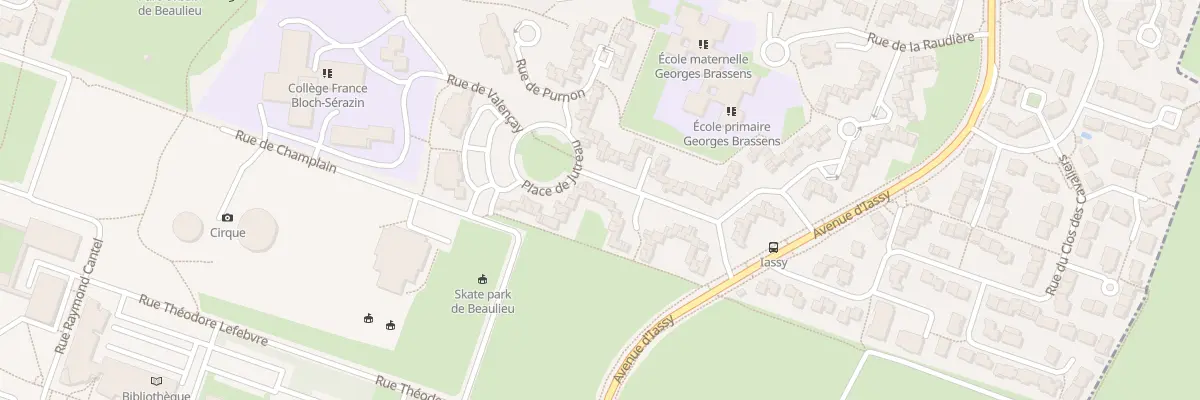 Plan du 29 Rue de la Motte à Poitiers
