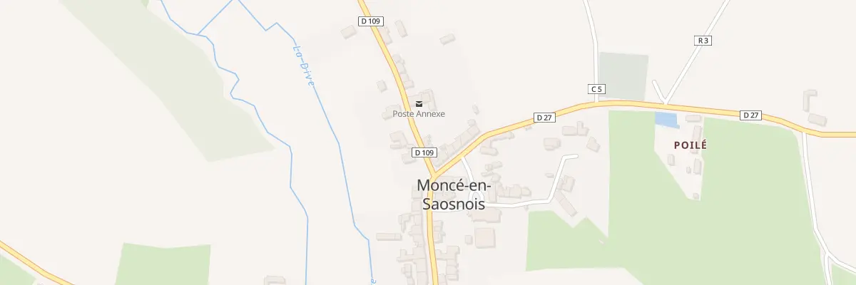Plan du 4 Rue du Saosnois à Moncé-en-Saosnois