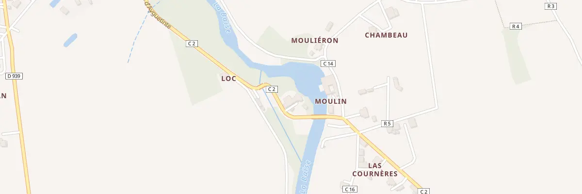 Plan du 5077 Rte de la Baïse à Beaucaire
