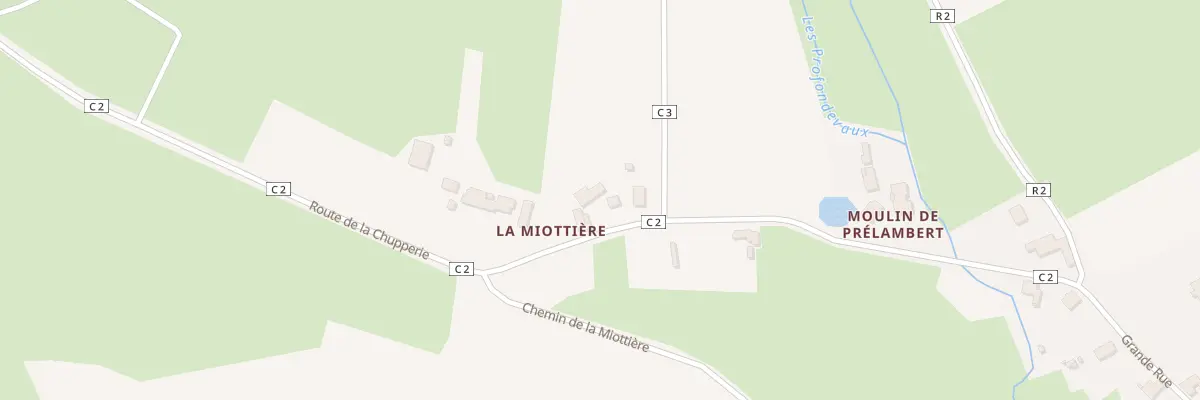 Plan du 6 Rte de la Chupperie à Luceau