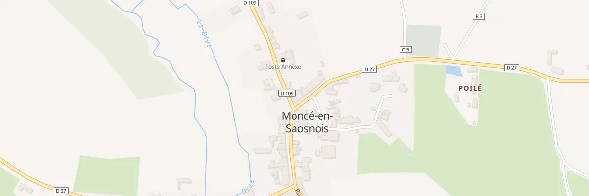 Plan du 2 Rue du Saosnois à Moncé-en-Saosnois