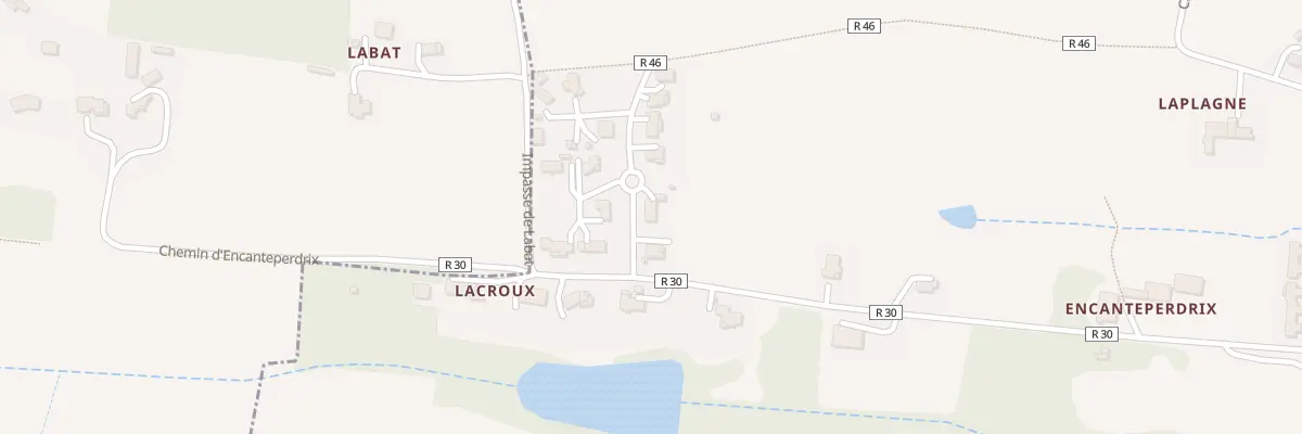 Plan du 2 Qua les Hauts d’Encanteperdrix à Mirande