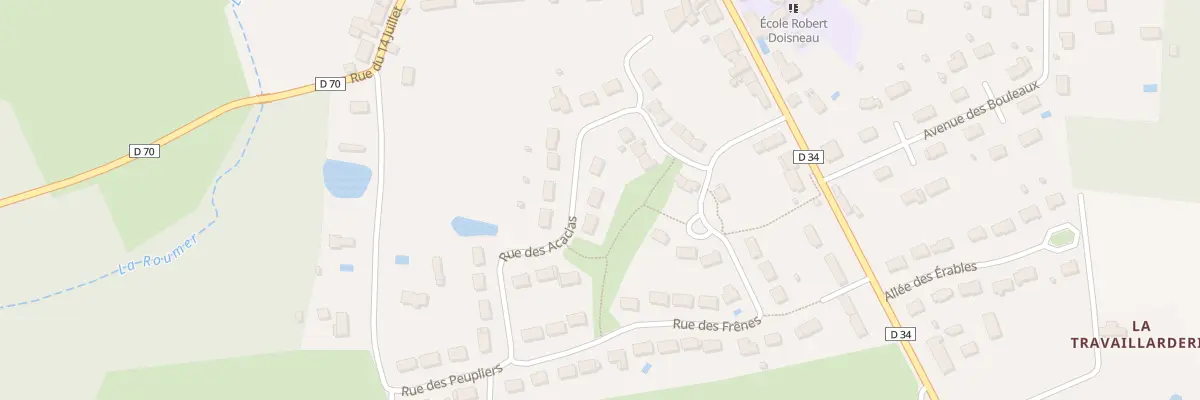 Plan du 16 Rue des Acacias à Cléré-les-Pins