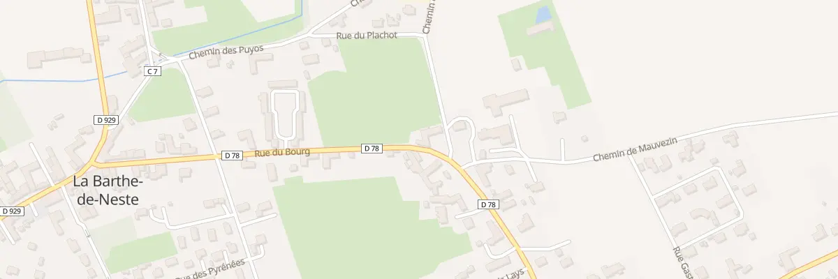 Plan du 33 Rue du Bourg à La Barthe-de-Neste