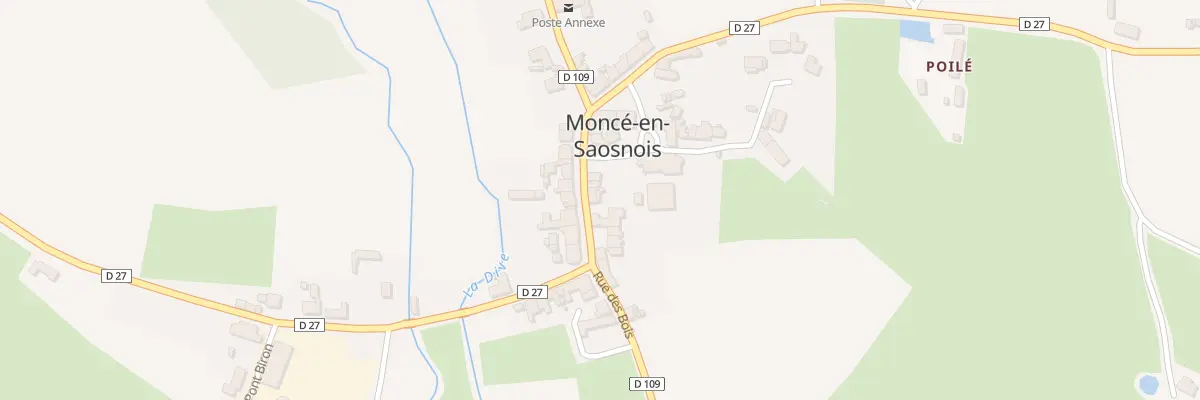 Plan du 6 Rue Principale à Moncé-en-Saosnois