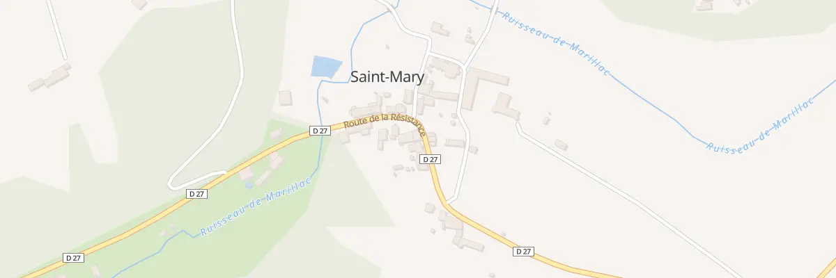 Plan du 5031 Le Bourg à Saint-Mary