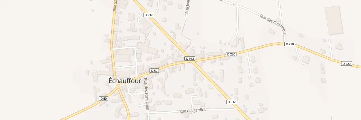 Plan du 28 Gr Grande Rue à Échauffour