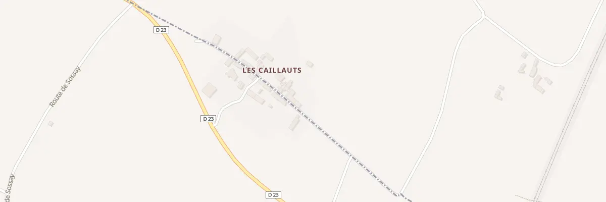 Plan du 5056 Les Caillaults à Sossais