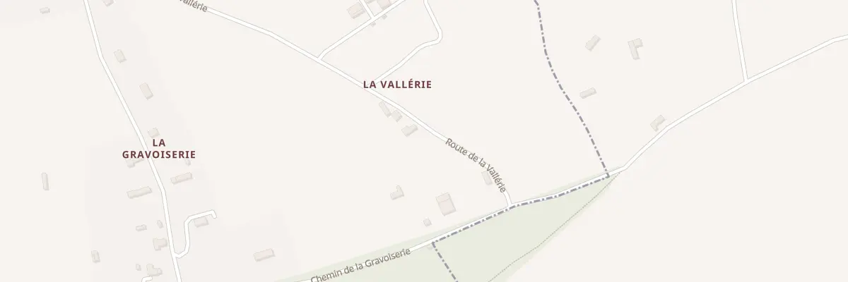 Plan du 394 Rte de la Vallérie à Fumichon