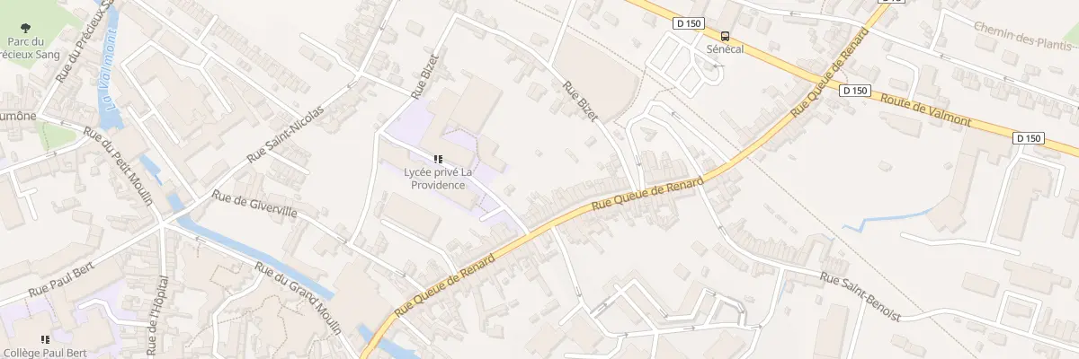 Plan du 51 Rue Queue de Renard à Fécamp