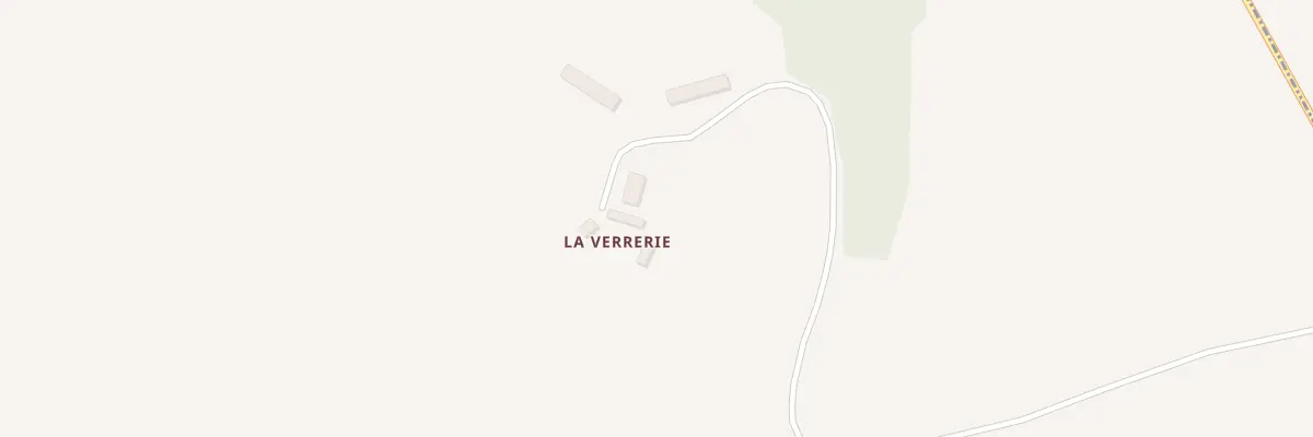 Plan du 128 La Verrerie à Ferrières-la-Verrerie