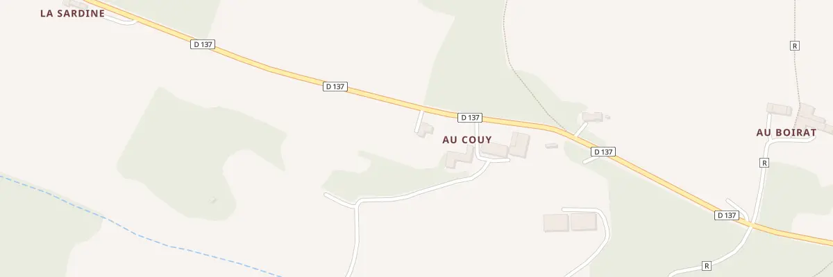 Plan du 1579 Rte Departementale 137 à Estipouy