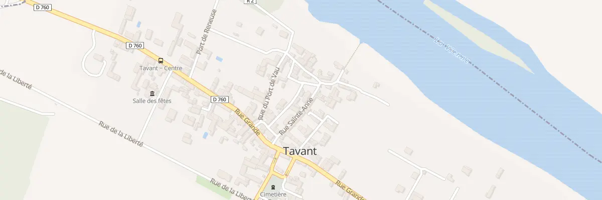 Plan du 2 Rue Sainte Anne à Tavant