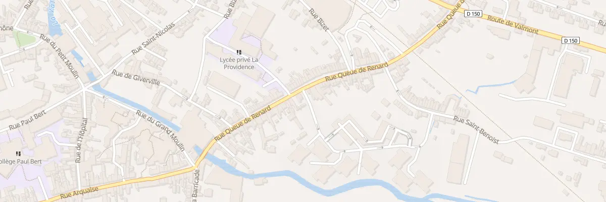 Plan du 48 Rue Queue de Renard à Fécamp