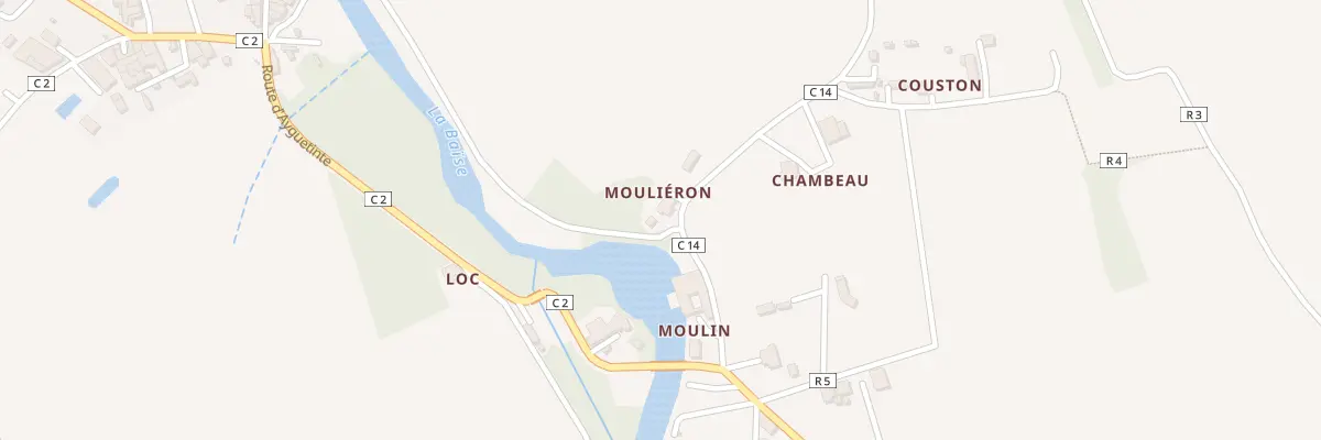 Plan du 5075 Moulieron à Beaucaire