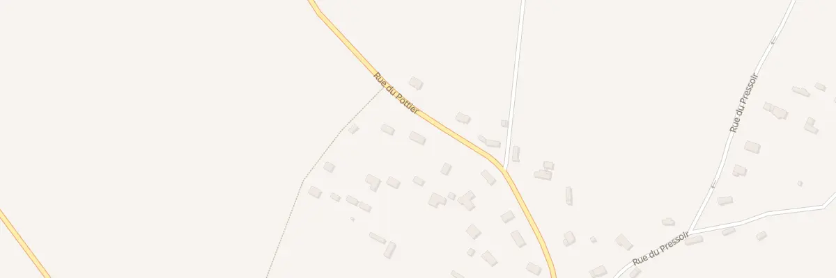 Plan du 628 Rue du Pottier à Conteville