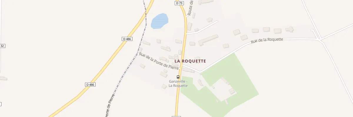 Plan du 5 Rte de Tourville à Ganzeville