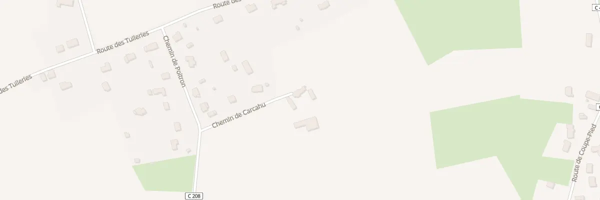 Plan du 2 Carcahu à Luceau