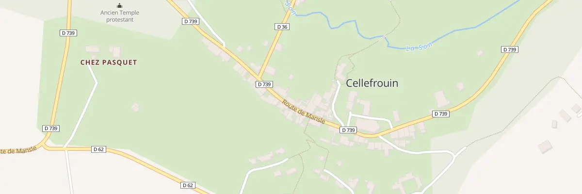 Plan du 24 Rte de Mansle à Cellefrouin