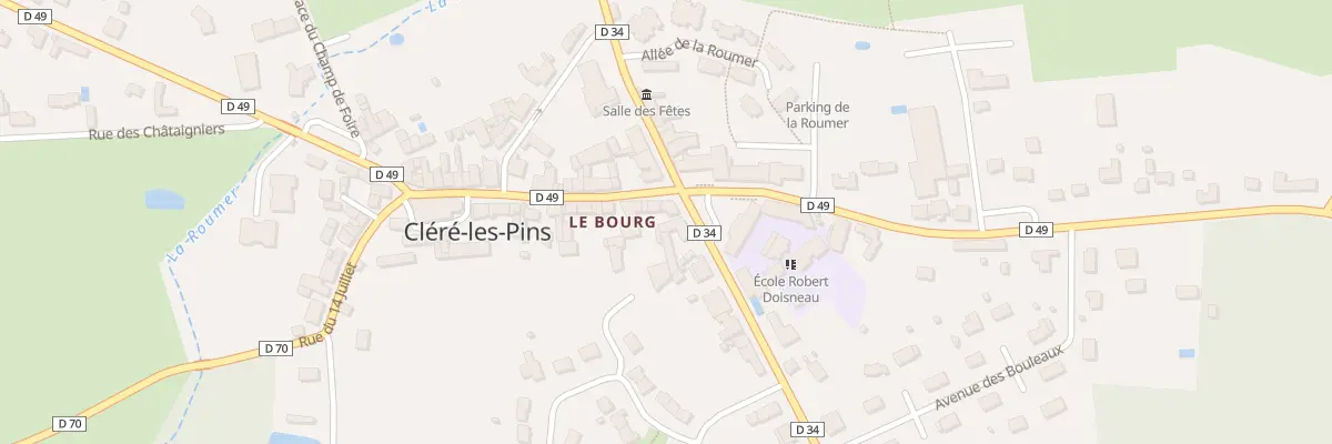 Plan du 1 Rue du 11 Novembre 1918 à Cléré-les-Pins