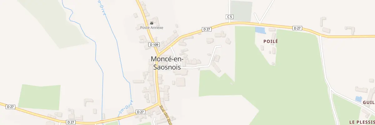 Plan du 3 All des Ruettes à Moncé-en-Saosnois
