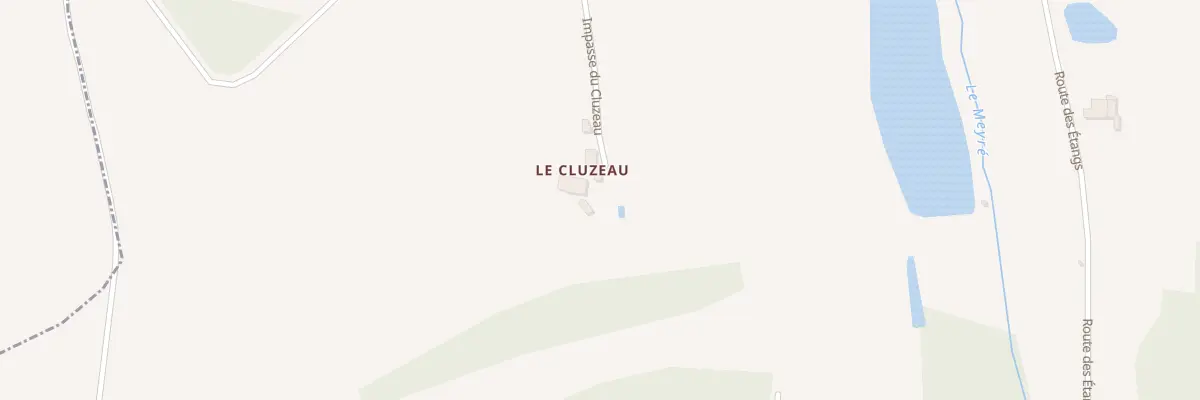 Plan du 141 Le Cluzeau à Celles