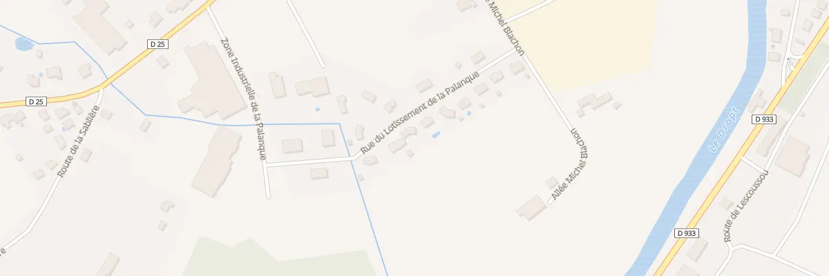 Plan du 20 Rue du Lotissem de la Palanque à Eymet