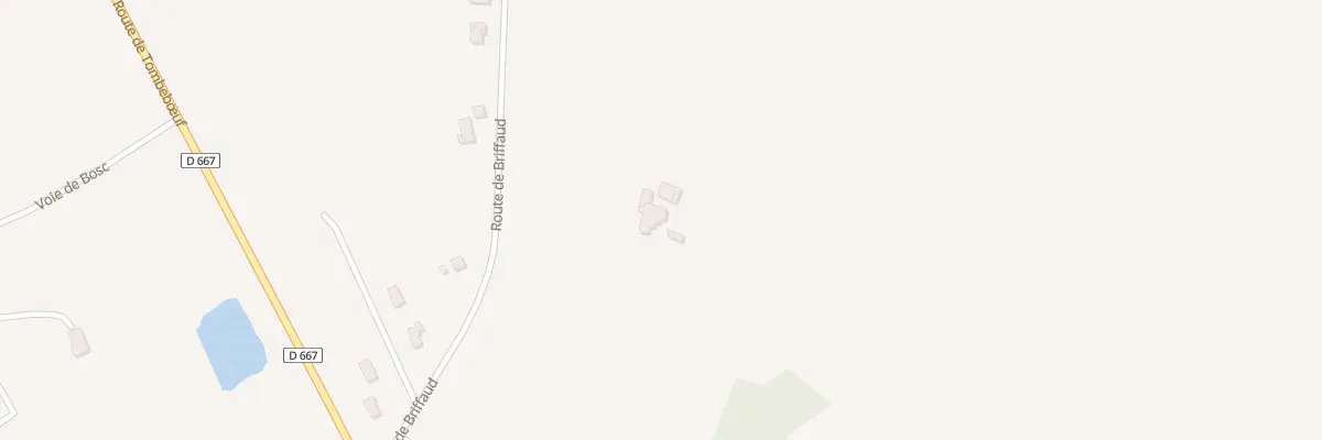 Plan du 278 Rte de Briffaud à Armillac