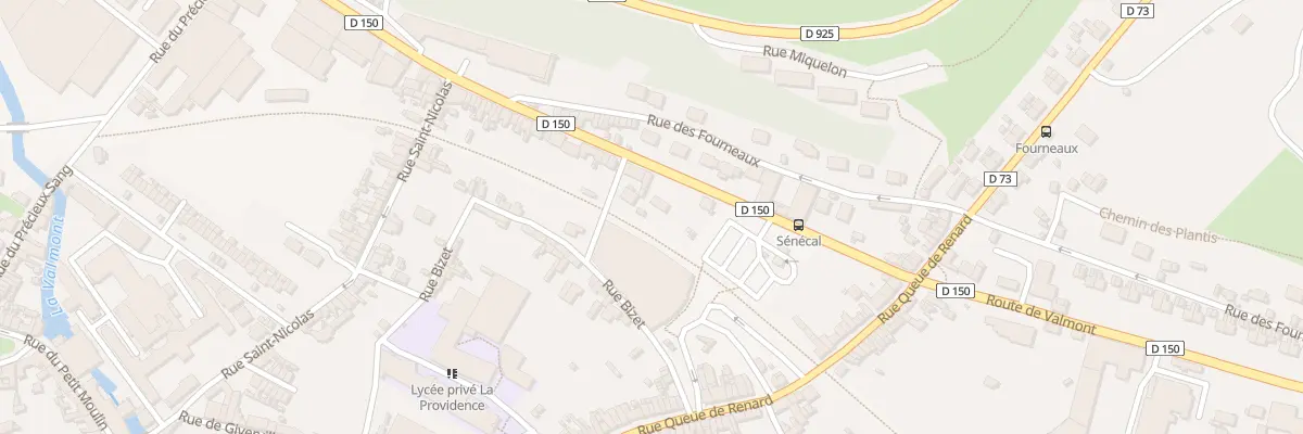 Plan du 3 Rue Bizet à Fécamp
