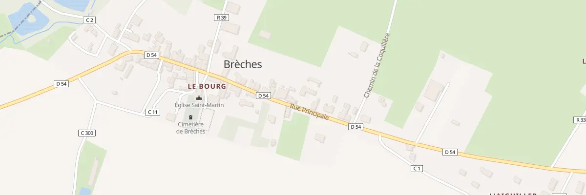 Plan du 40 Rue Principale à Brèches