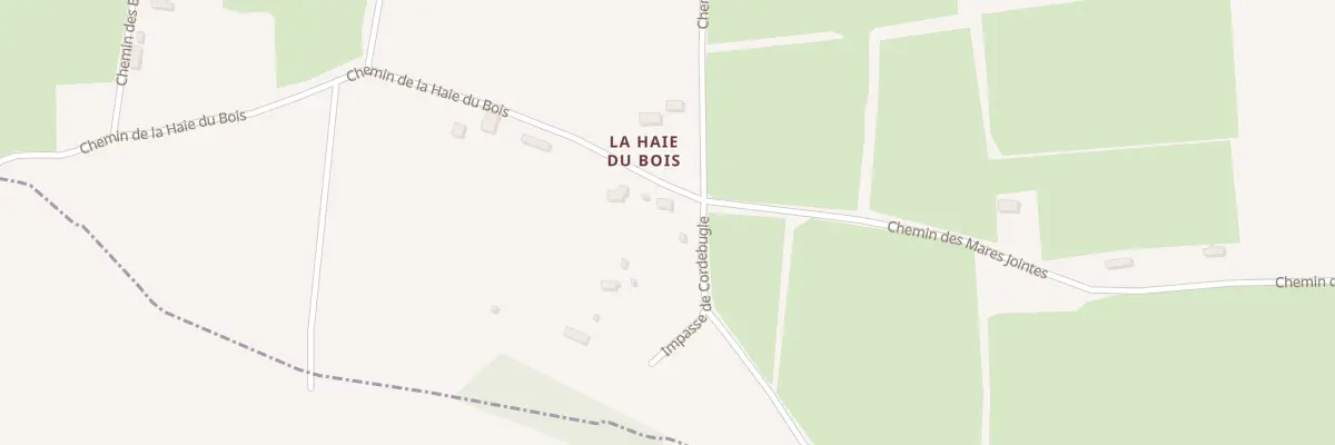 Plan du 538 Che de la Haie du Bois à Marolles