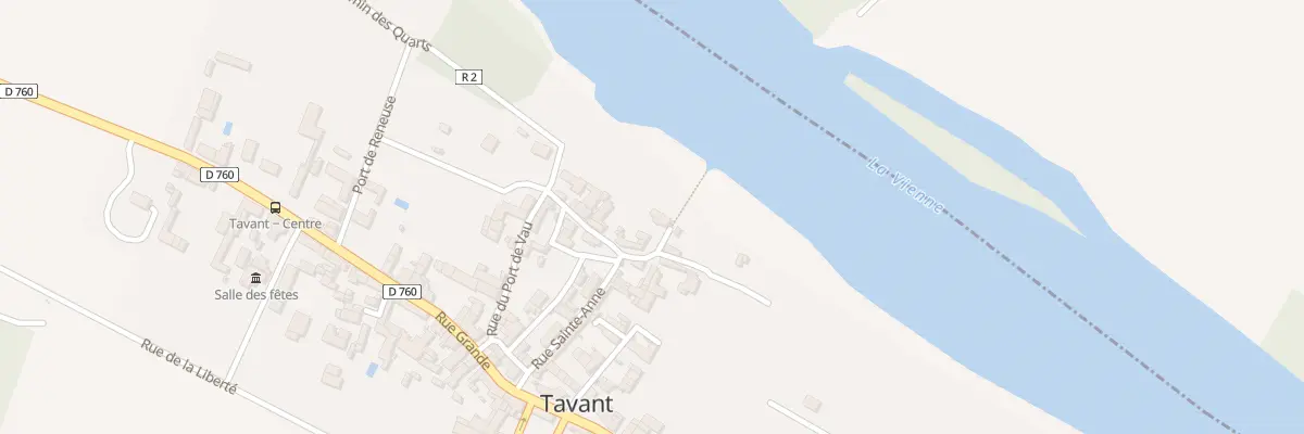 Plan du 2 Pl Sainte Anne à Tavant