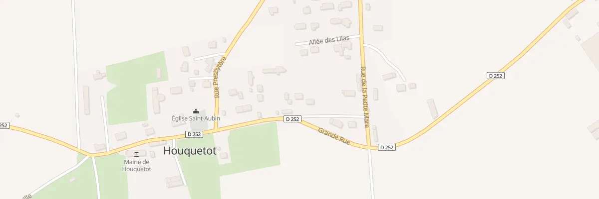 Plan du 1 Rue de la Boulangerie à Houquetot