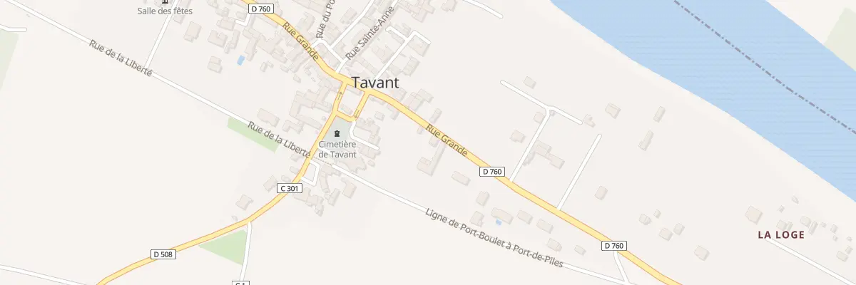 Plan du 3 Rue Grande à Tavant
