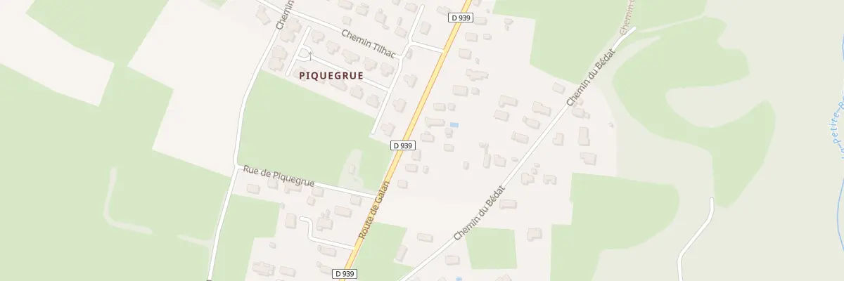 Plan du 788 Rte de Galan à Lannemezan