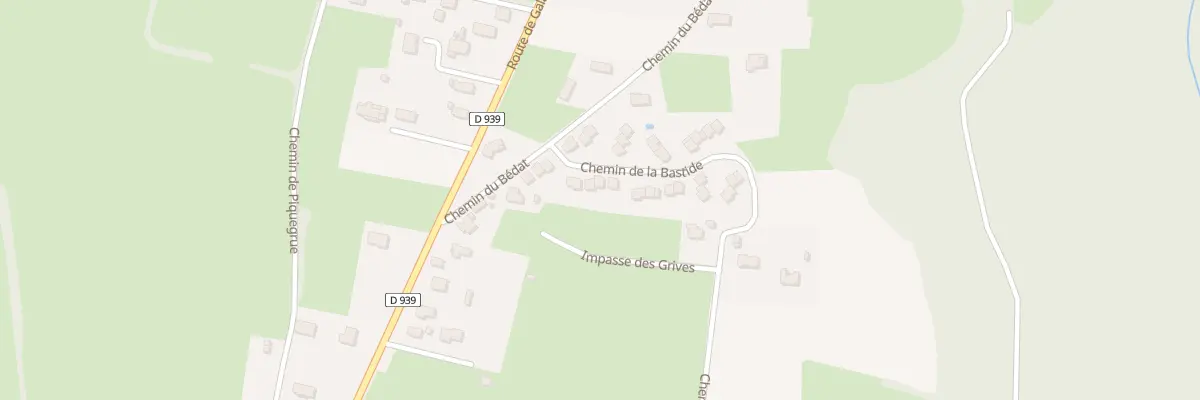 Plan du 54 Che de la Bastide à Lannemezan